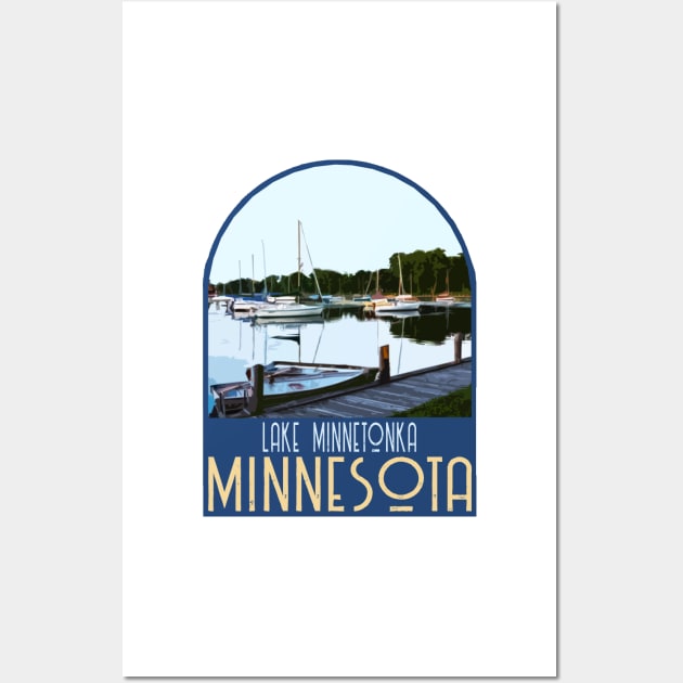 Lake Minnetonka Minnesota Decal Wall Art by zsonn